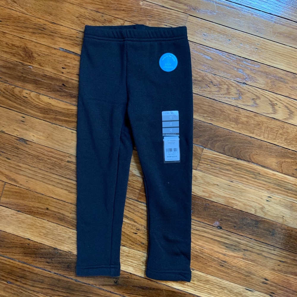 NWT cozy fleece lined leggings